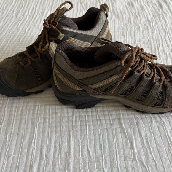 KEEN Mens 9.5 US Brown Waterproof Hiking Trail Shoes EU 42.5 Leather Outdoor main image 7